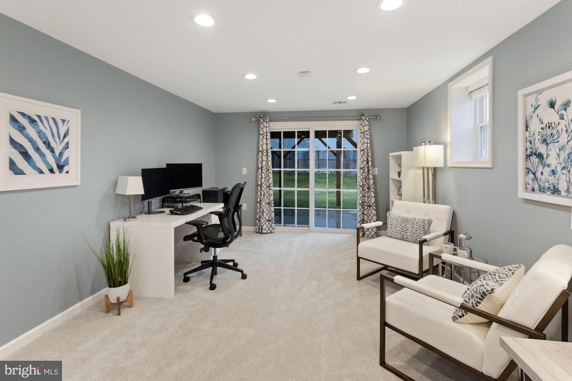 9538 Burning Branch Road Burke, VA 22015 - Photo 24 of 33 Office Area in Lower Level
