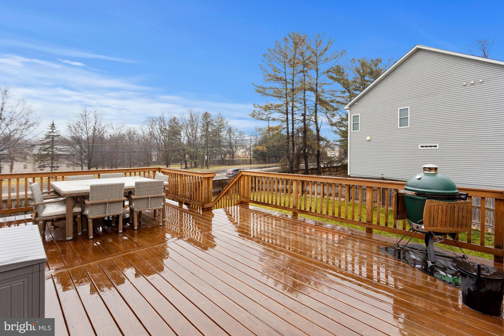 9538 Burning Branch Road Burke, VA 22015 - Photo 26 of 33 Large Rear Deck