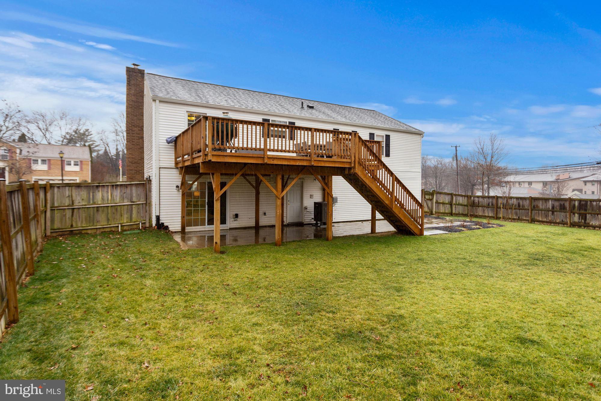 9538 Burning Branch Road Burke, VA 22015 - Photo 29 of 33 Beautiful Green Space in Backyard