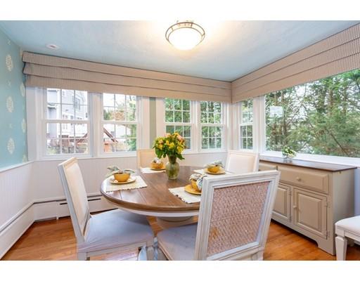 42 Gayland Road Needham, MA 02492 - Photo 6 of 22 a view of a dining room with furniture window and outside view