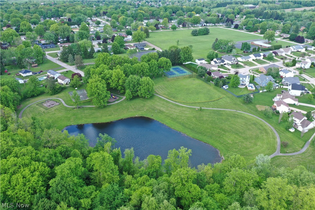 Lot #95 Eastern Road Barberton, OH 44203 - Photo 6 of 6 Drone / aerial view with a water view