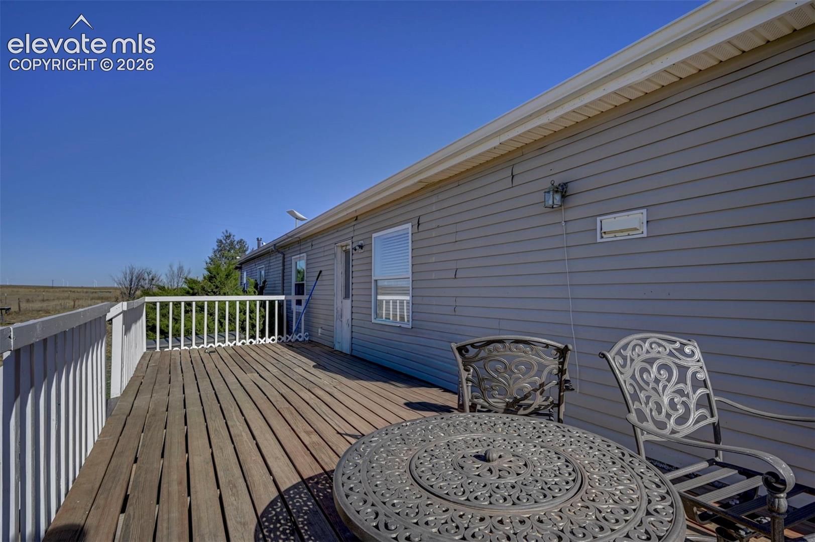 35355 Funk Road Calhan, CO 80808 - Photo 30 of 31 View of wooden terrace