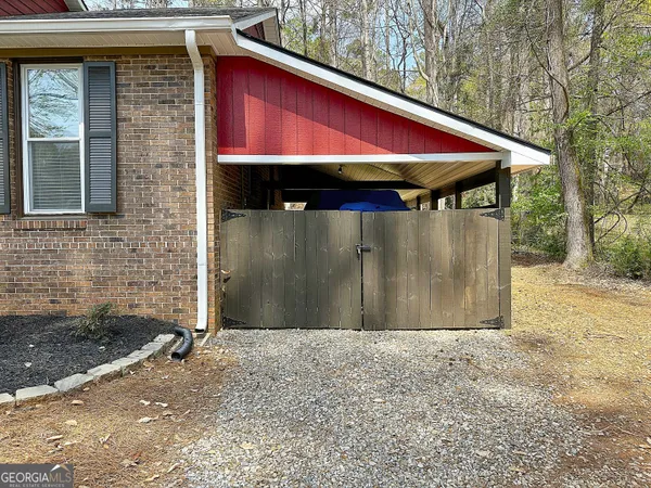 a view of outdoor space and deck