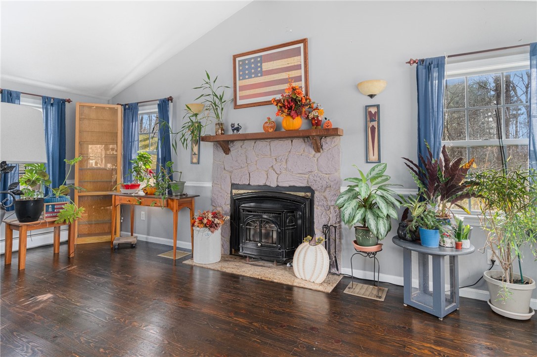 300 Donahue Road Burrillville, RI 02859 - Photo 20 of 47 in Great Room w/ pellet stove insert
