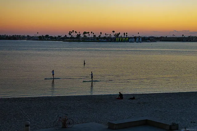 a view of an ocean and beach