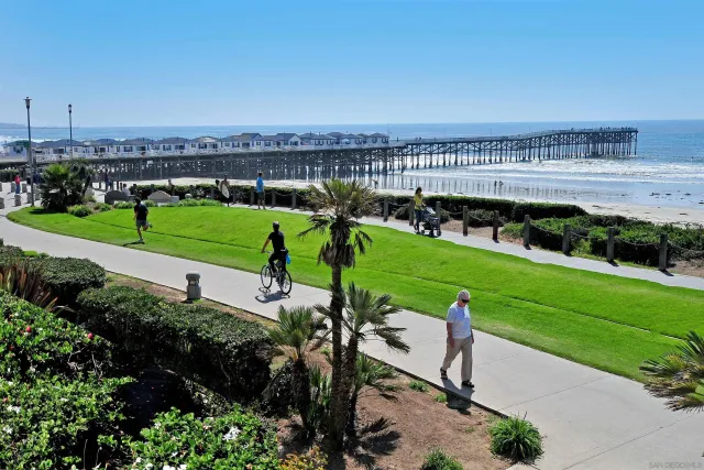 a view of an ocean beach