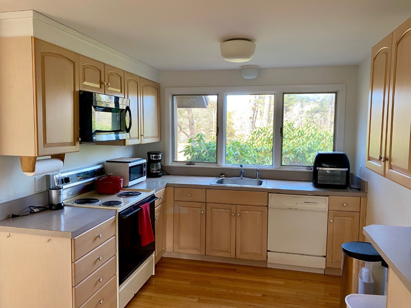 11 Sengekontacket Road Oak Bluffs, MA 02557 - Photo 5 of 19 Kitchen looks out over Fresh Pond.