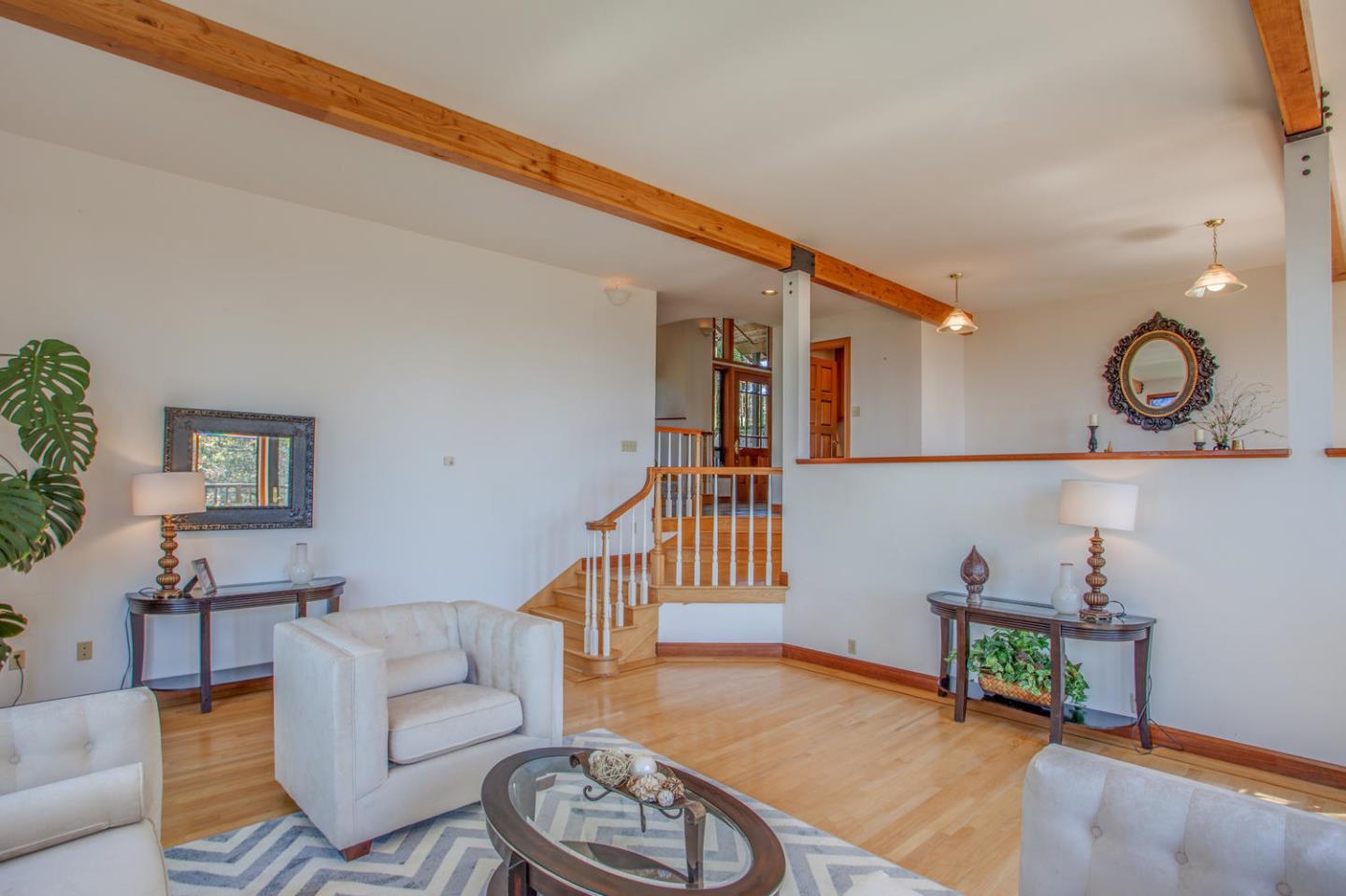 18644 Favre Ridge Road Los Gatos, CA 95033 - Photo 6 of 31 a living room with furniture and wooden floor