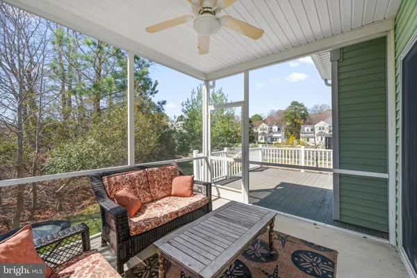a outdoor living space with furniture and a patio