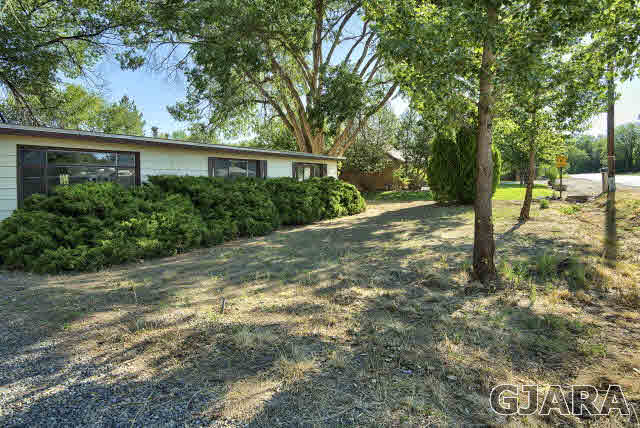 2836 B Road Grand Junction, CO 81503 - Photo 4 of 29 a view of a yard in front of a house with large trees