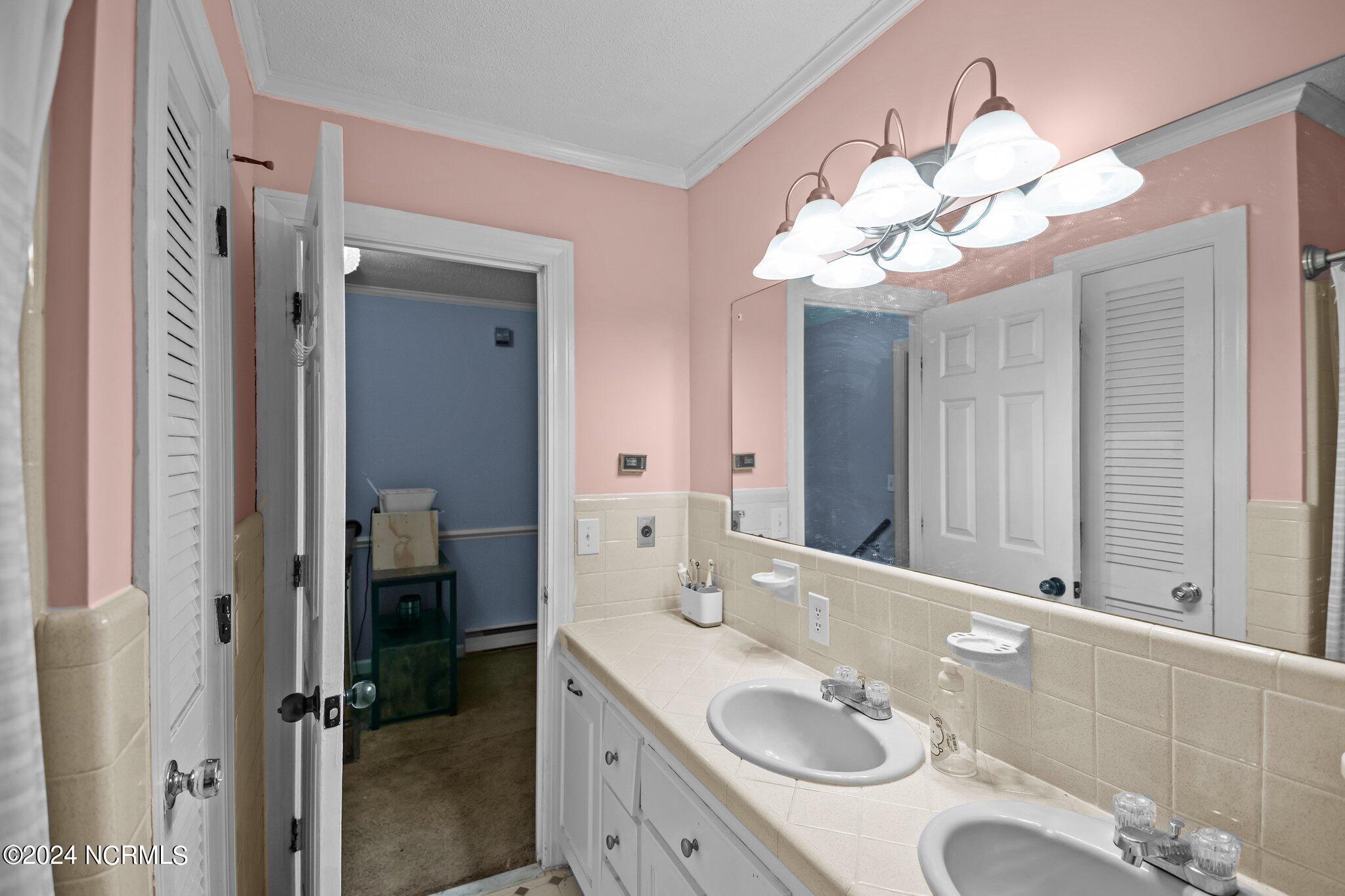 2302 Falling Creek Road Kinston, NC 28504 - Photo 40 of 49 Dual Vanities for Bedroom 3 and 4