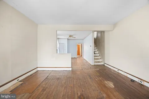wooden floor in an empty room