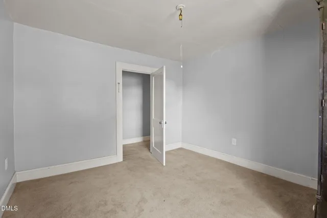 a view of an empty room