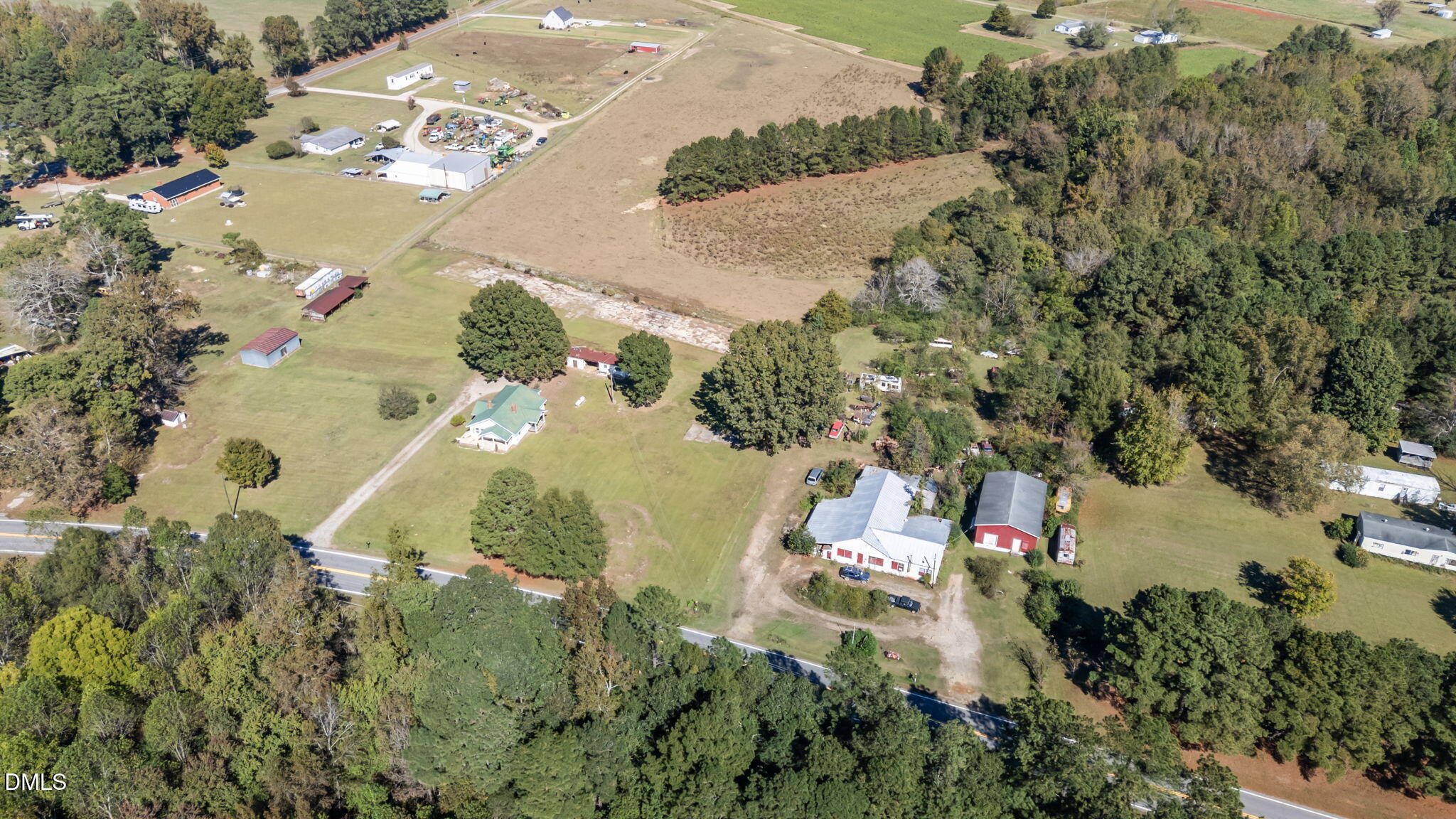 7477 Highway 58 Castalia, NC 27816 - Photo 33 of 43 an aerial view of a house with a yard