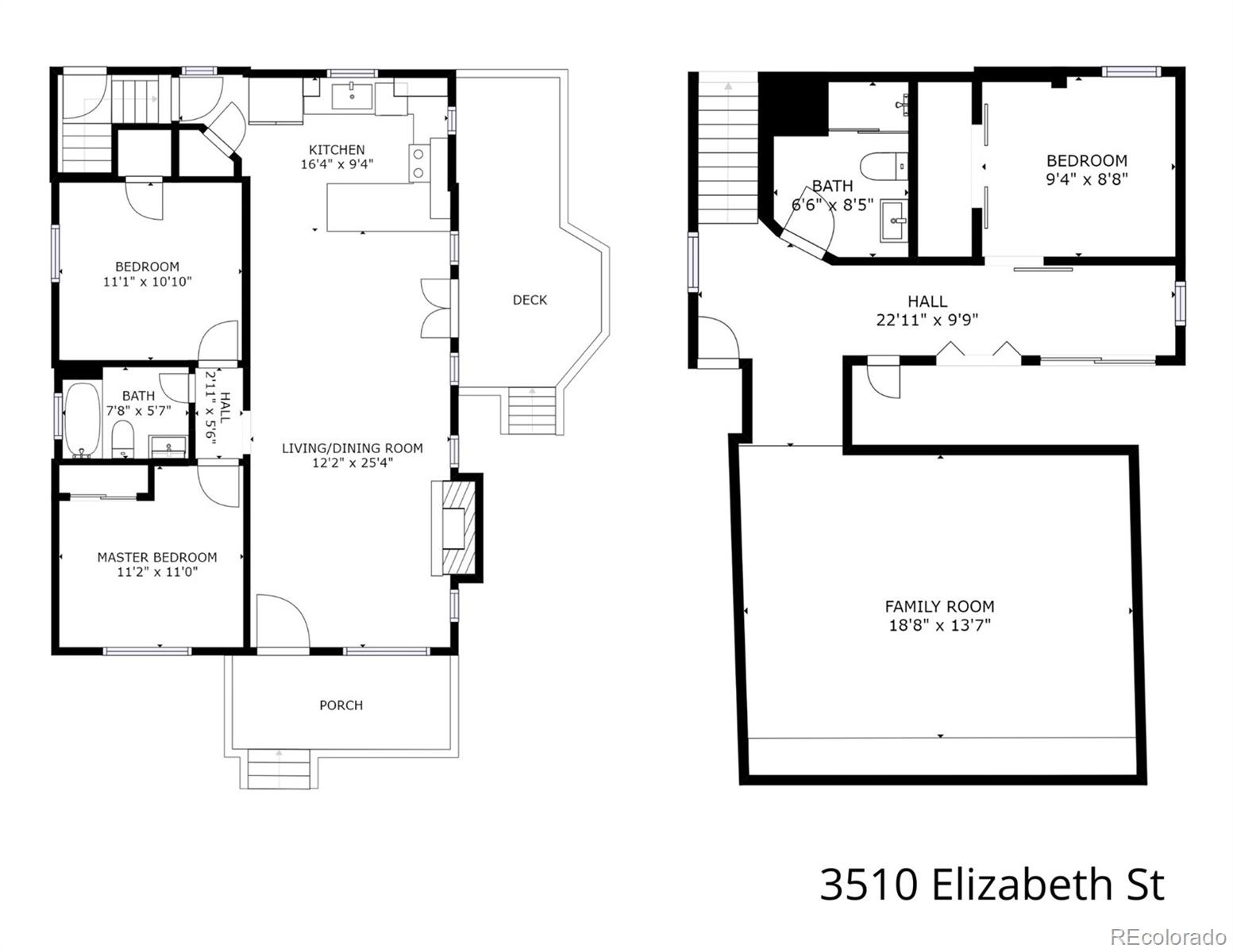 3510 Elizabeth Street Denver, CO 80205 - Photo 39 of 39 a black and white photo of a