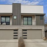 a house view with a outdoor space