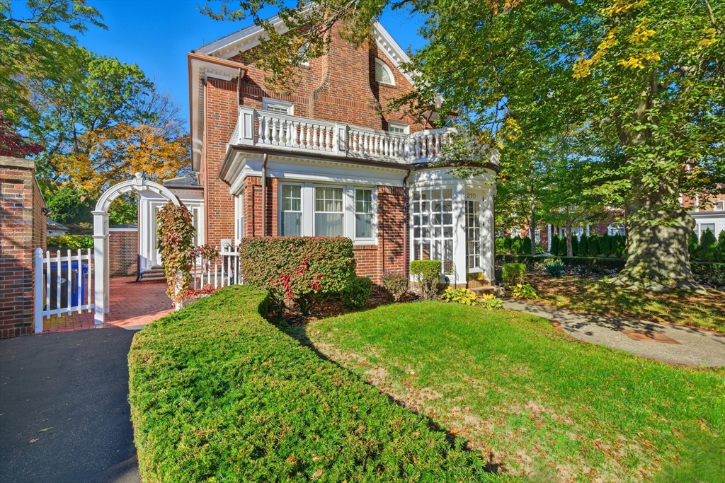 6 Elba Street Brookline, MA 02446 - Photo 5 of 34 a view of a house with a yard