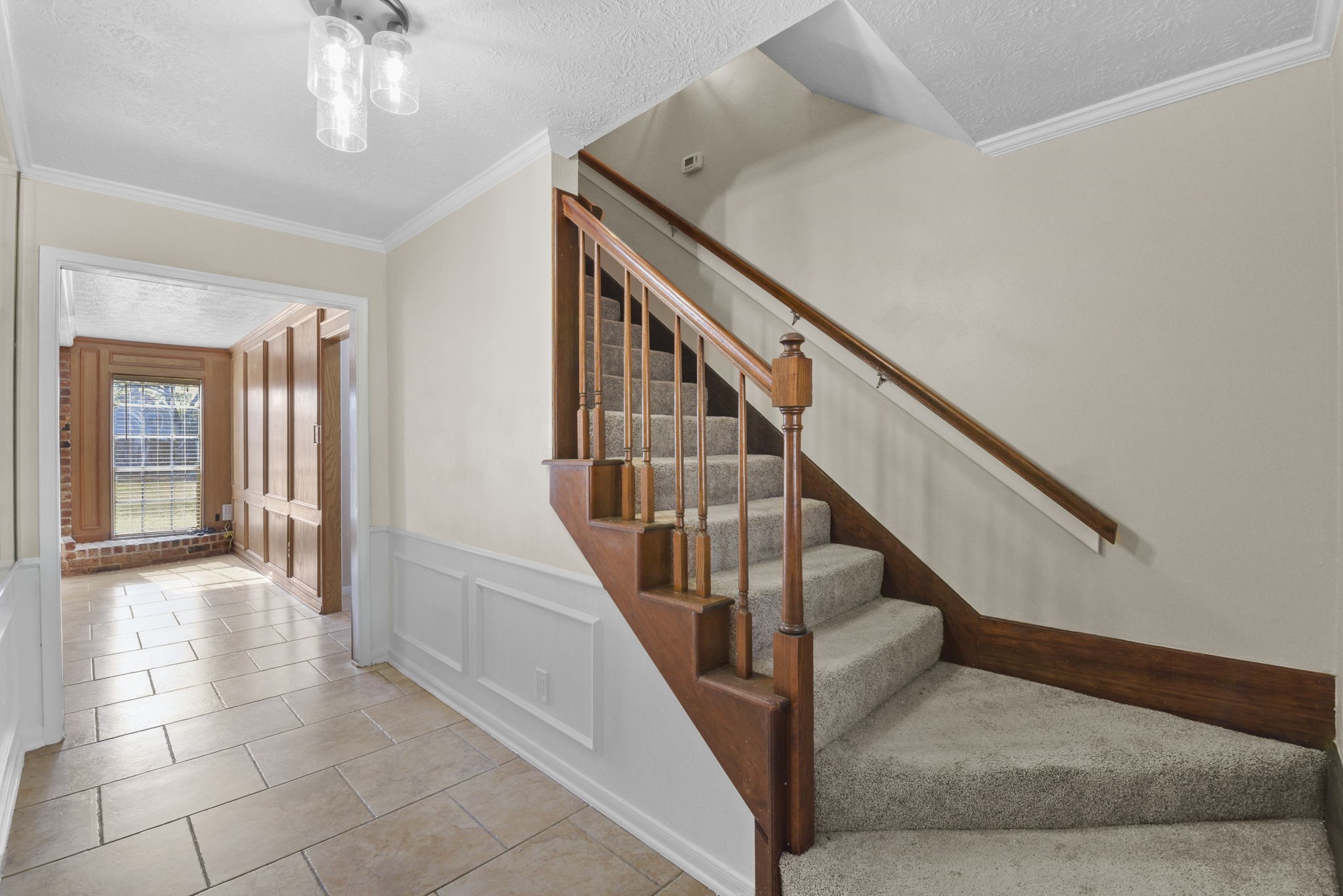 6507 Spring Leaf Drive Spring, TX 77379 - Photo 6 of 34 a view of entryway and hall with wooden floor