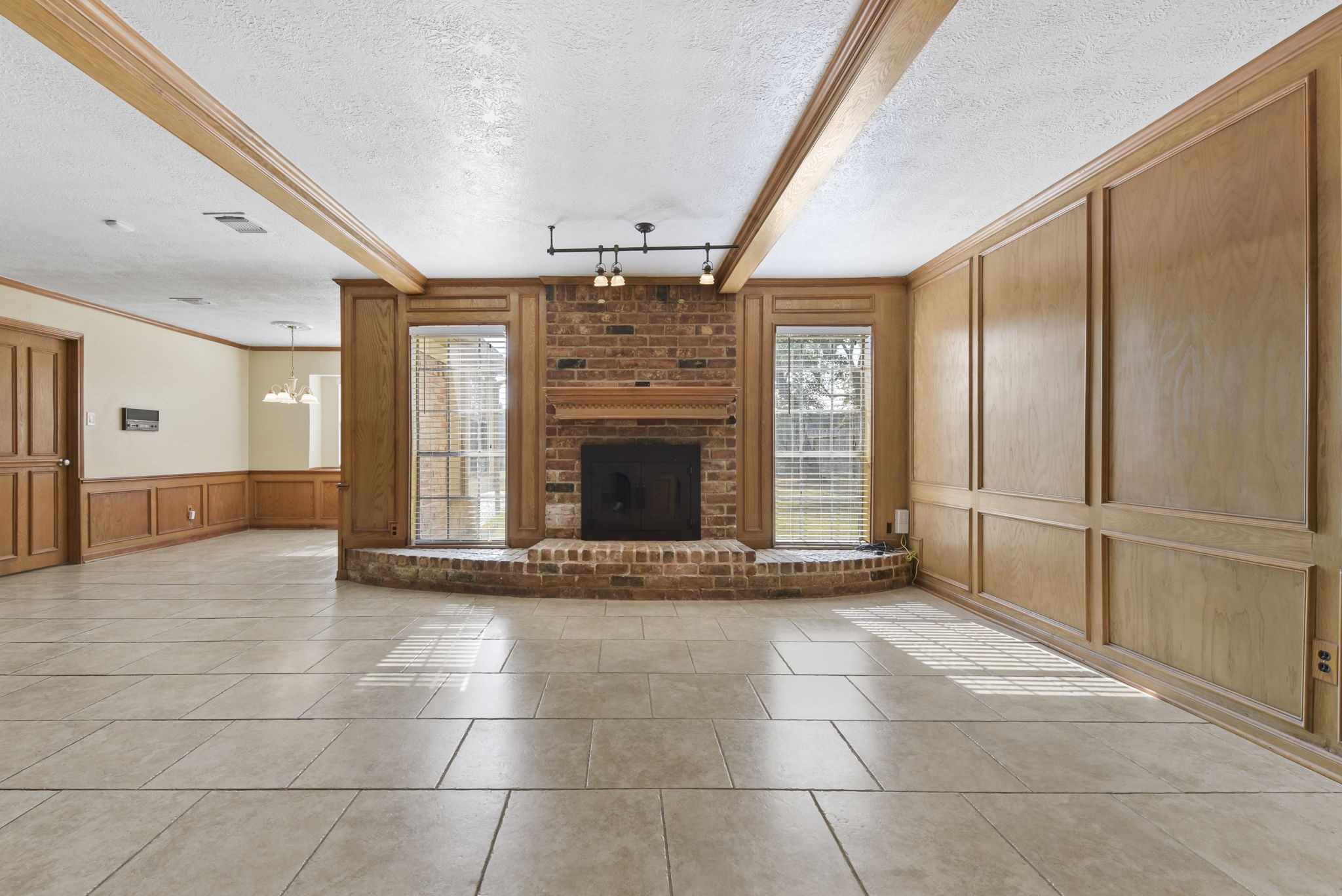 6507 Spring Leaf Drive Spring, TX 77379 - Photo 10 of 34 a view of a livingroom with a fireplace