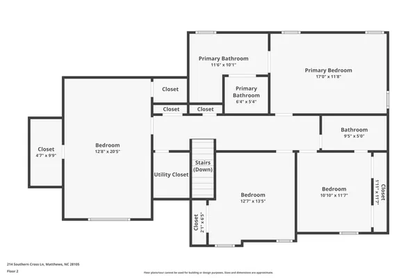 $2,900 | 214 Southern Cross Lane, Matthews, NC 28105