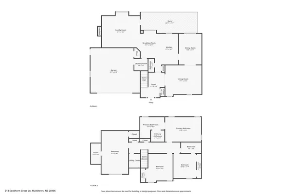 $2,900 | 214 Southern Cross Lane, Matthews, NC 28105