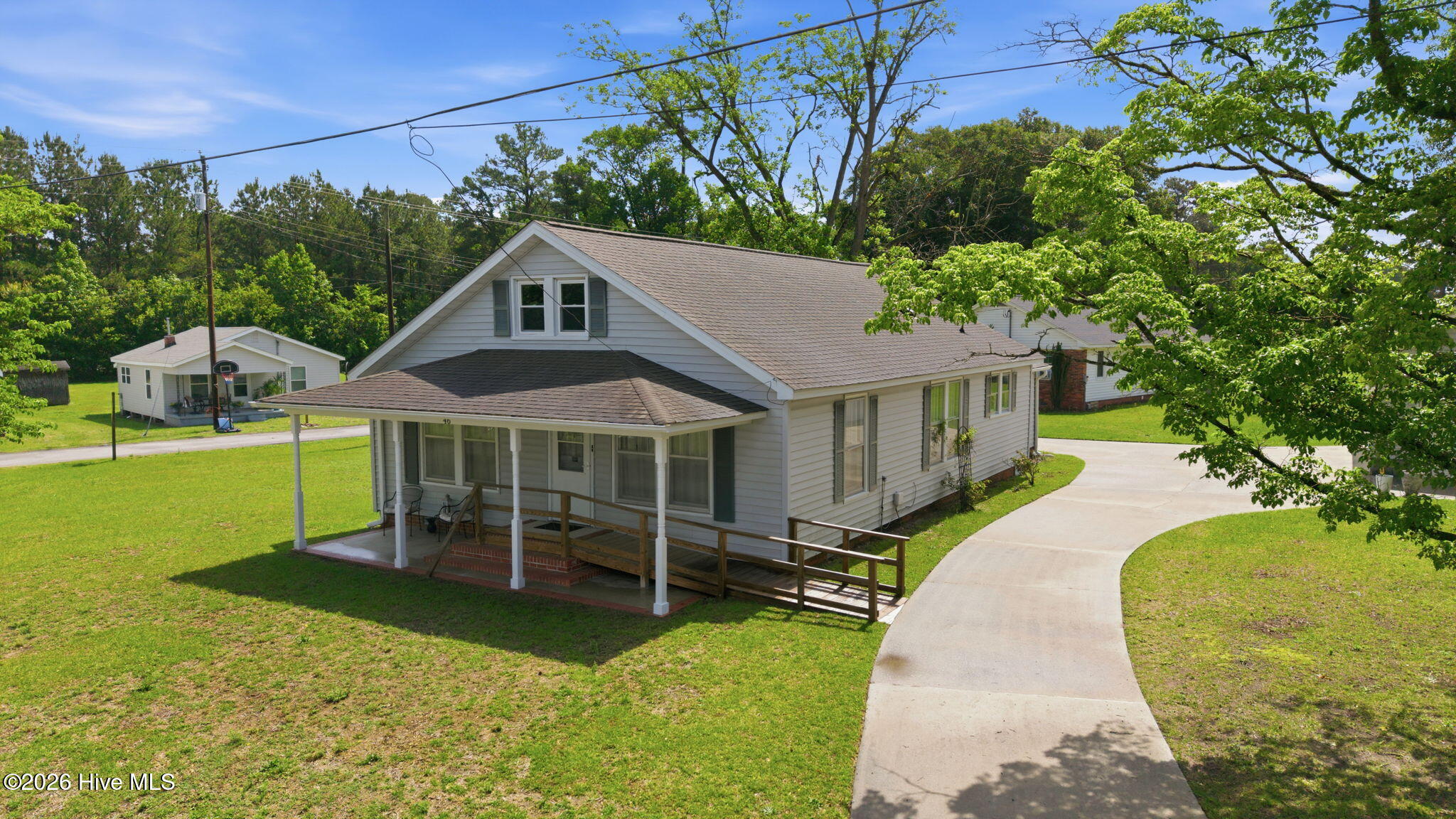 46 Elizabeth Avenue Chocowinity, NC 27817 - Photo 2 of 48 AERIAL SHOT FROM STREET