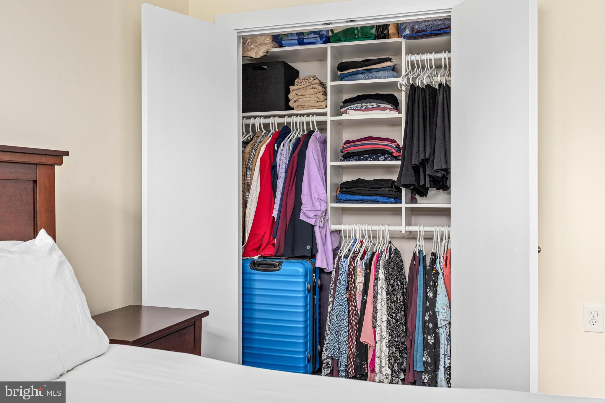 245 15th Street Southeast, Unit 105 Washington, DC 20003 - Photo 16 of 29 a view of walk in closet with clothes and shoes
