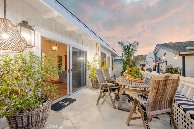 a room with potted plants
