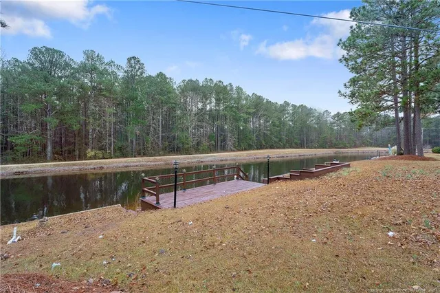 a view of backyard with trees