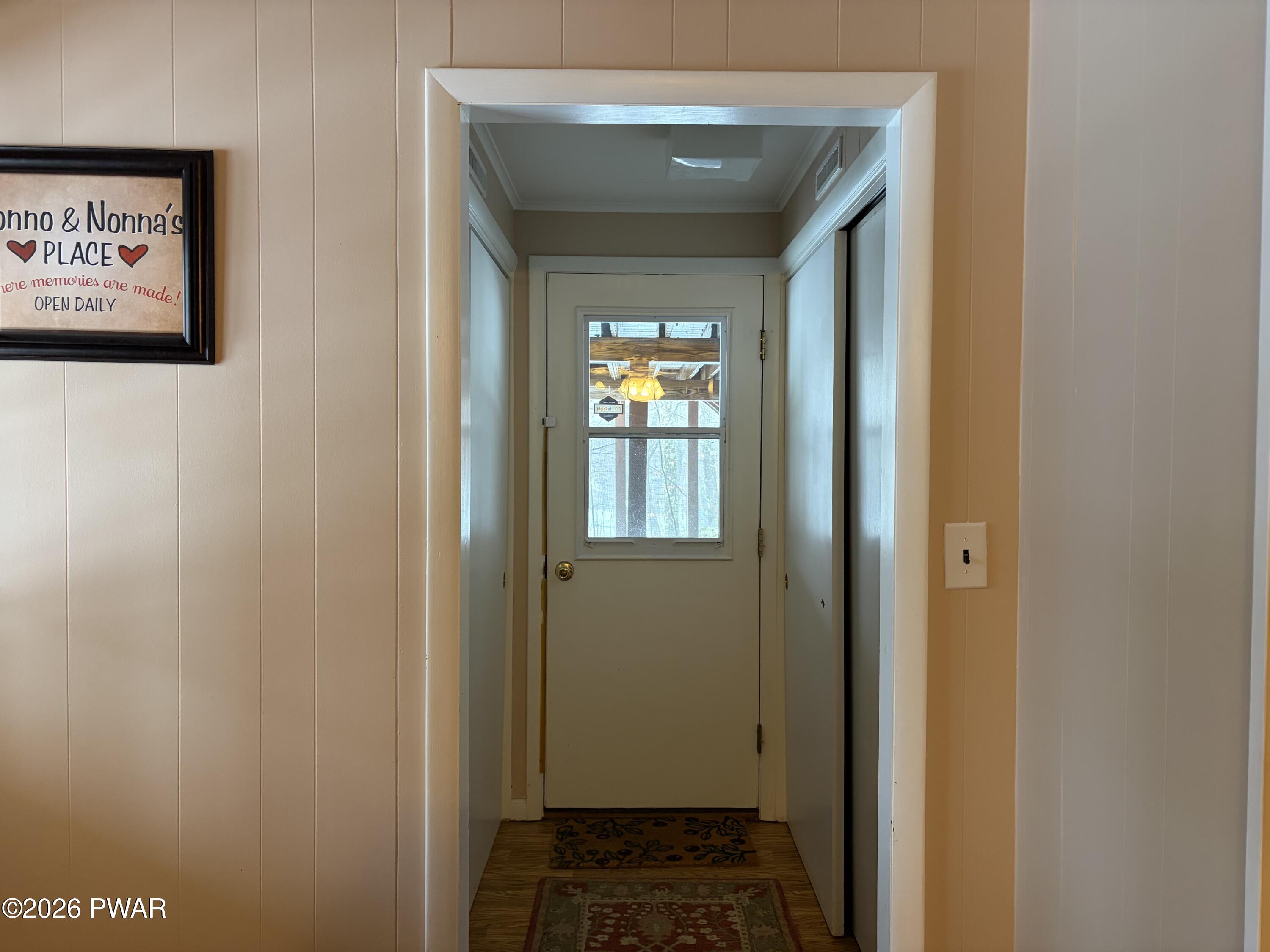 109 Ridge Road Hawley, PA 18428 - Photo 35 of 44 Side entrance with laundry closets