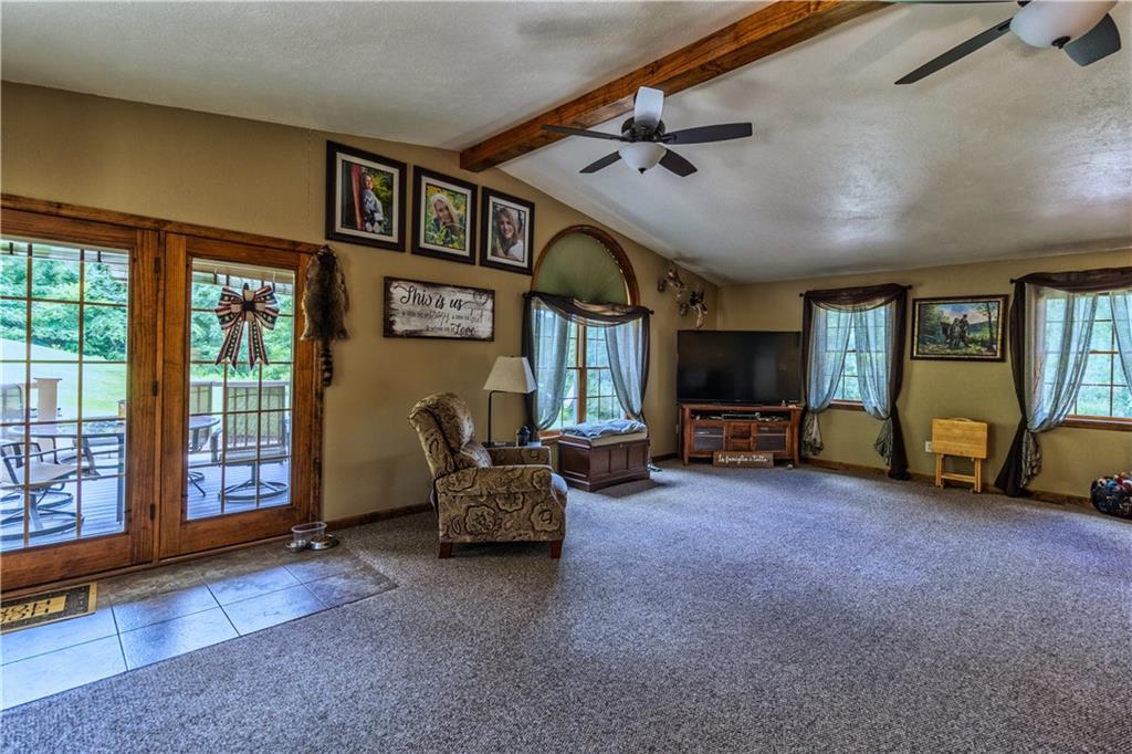 270 Old Post Road Prosperity, PA 15329 - Photo 36 of 43 a living room with furniture and a flat screen tv