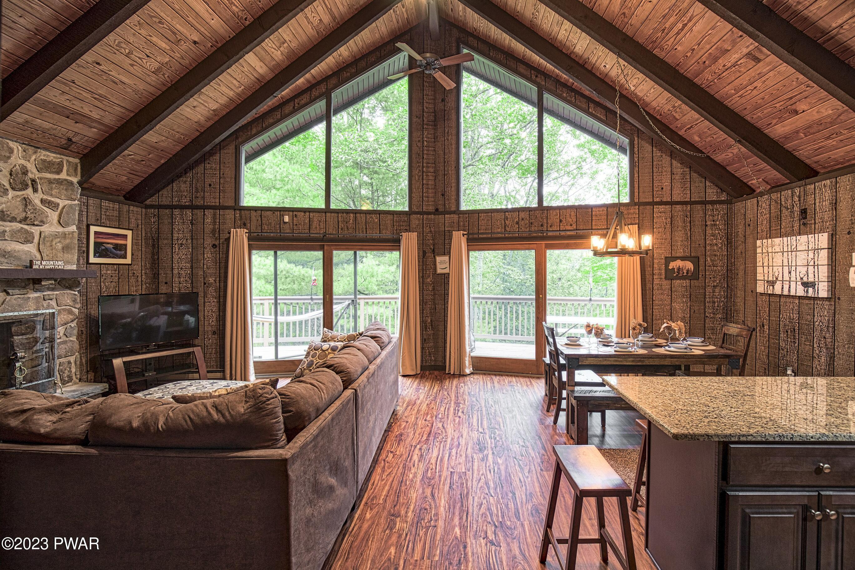 135 Bear Trap Mountain Road Greentown, PA 18426 - Photo 1 of 45 Facing large windows bear trap