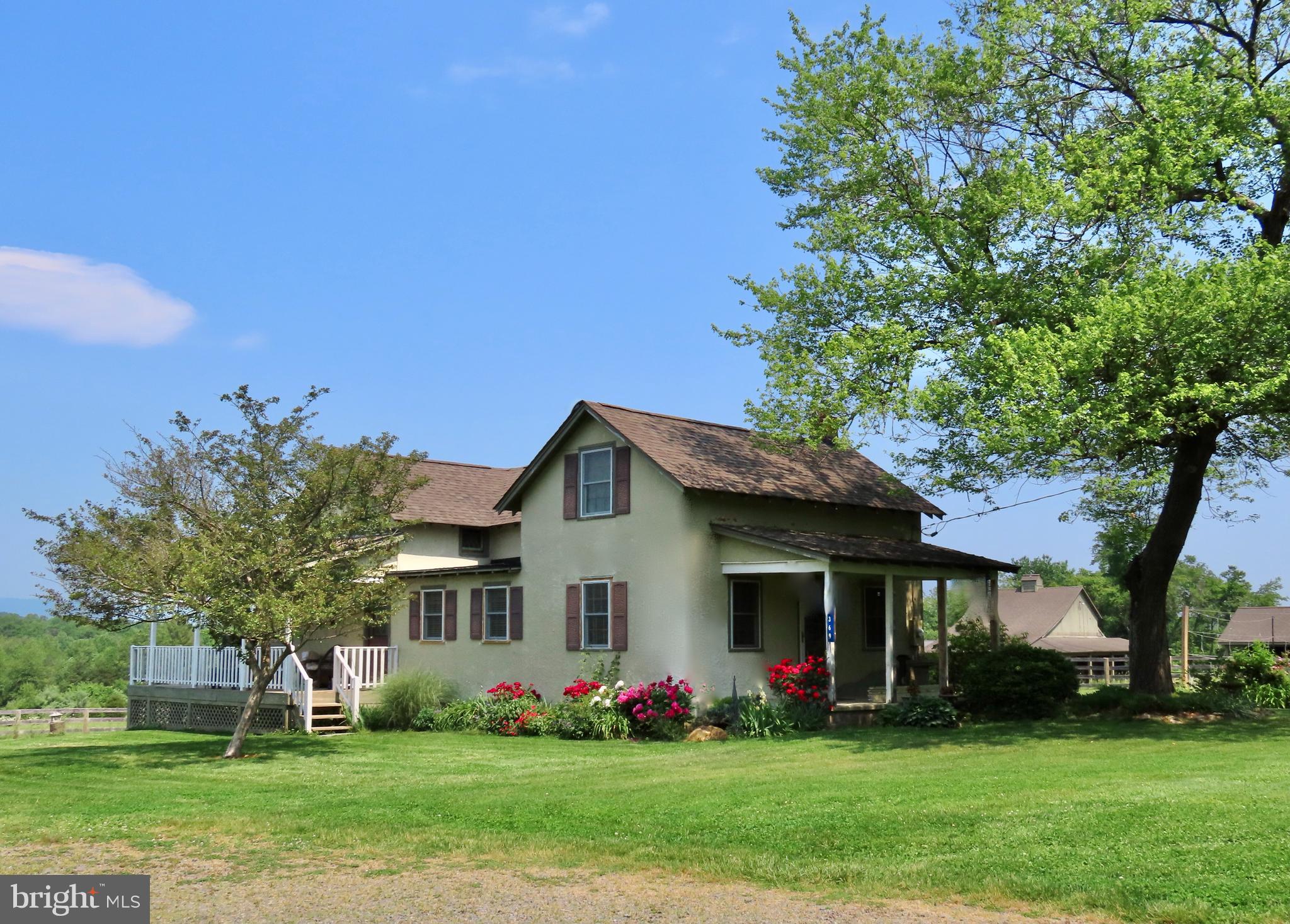 369 Hinsons Ford Road Amissville, VA 20106 - Photo 1 of 50 Farmhouse with stables and mt view beyond