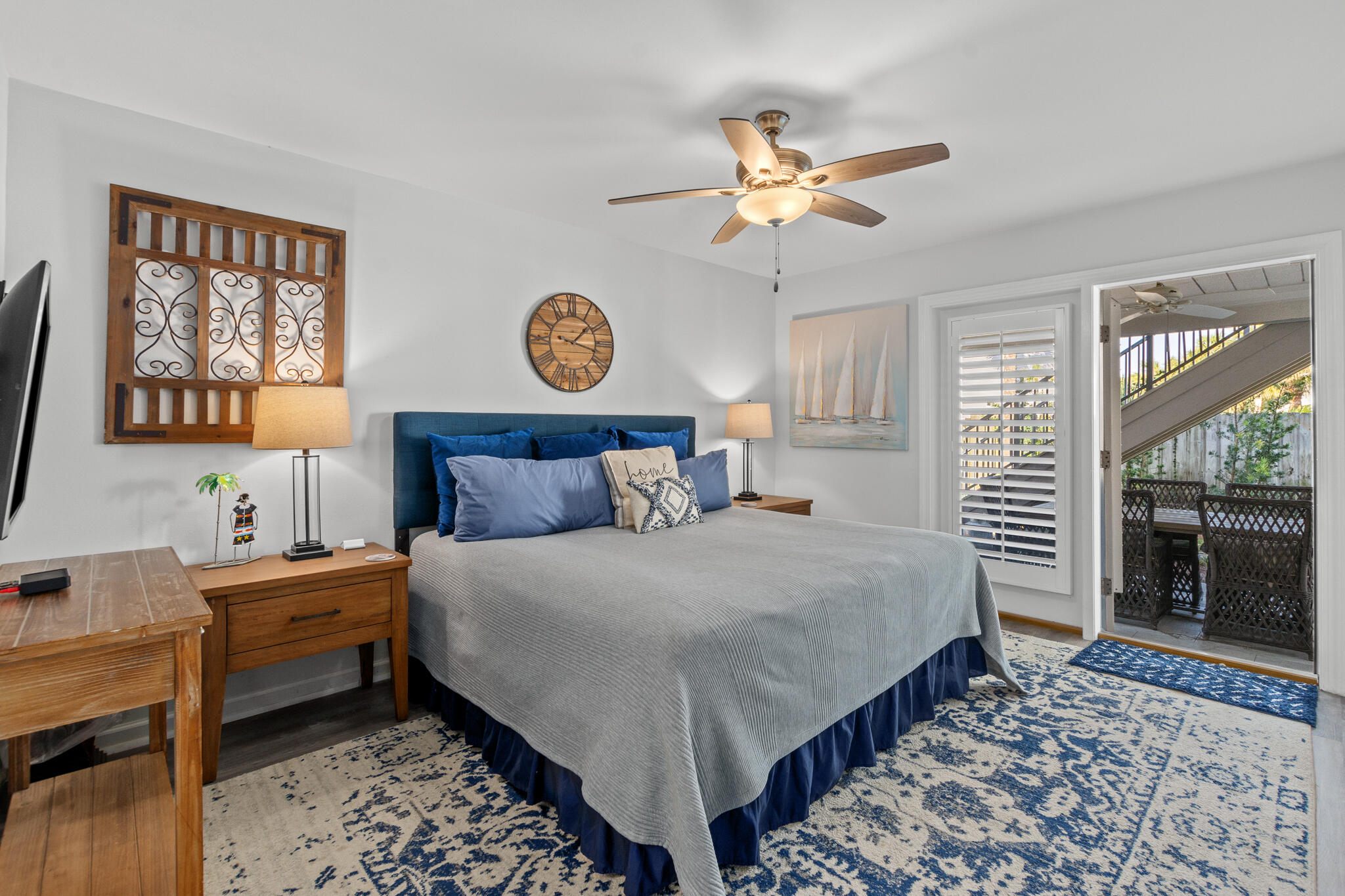 100 Sandprint Circle Destin, FL 32541 - Photo 27 of 62 a bedroom with a bed and a chandelier
