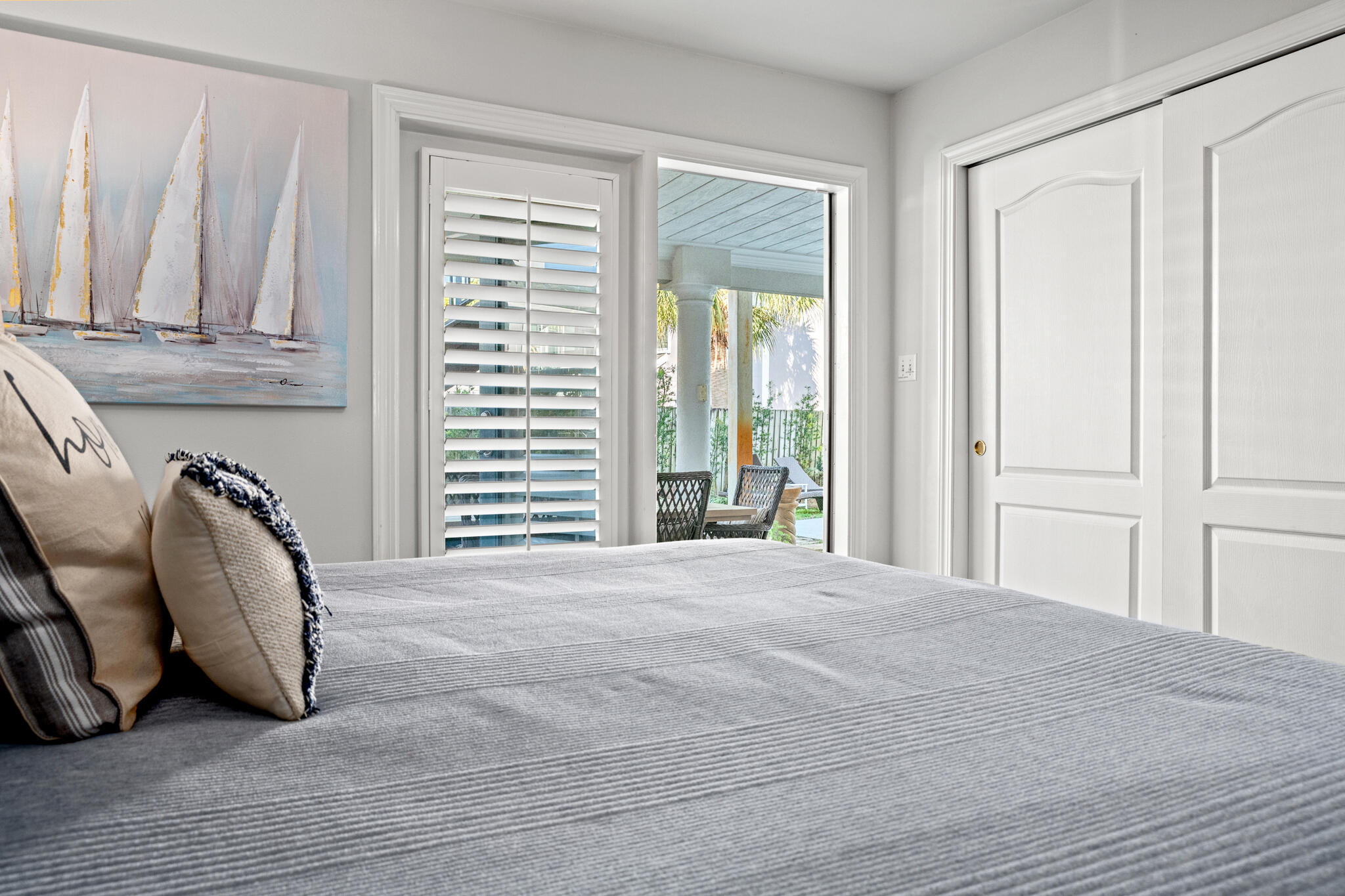 100 Sandprint Circle Destin, FL 32541 - Photo 28 of 62 a view of a bedroom with a large window and a bed