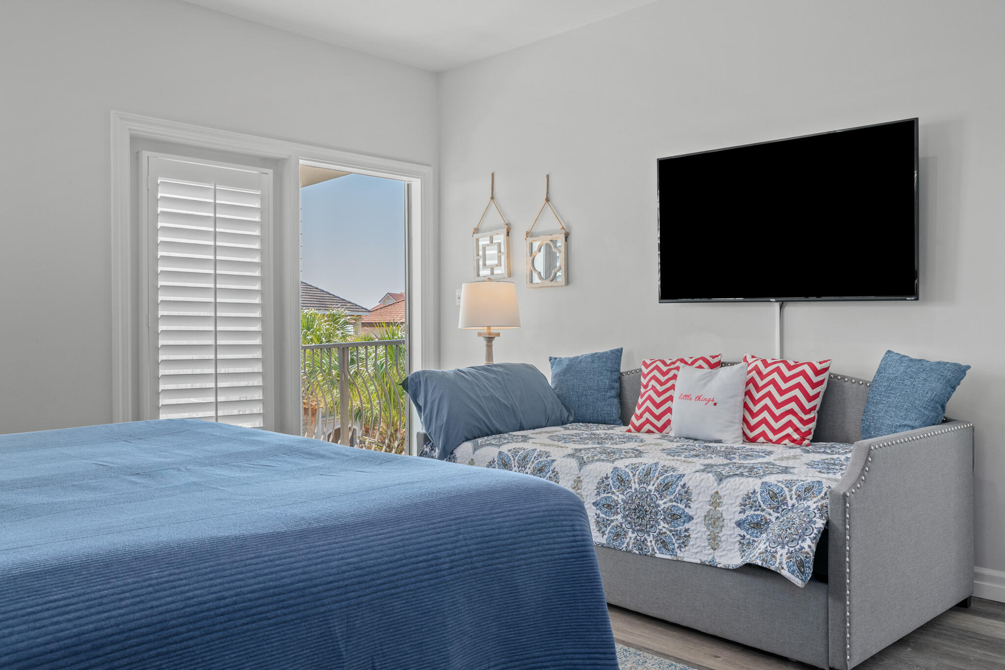 100 Sandprint Circle Destin, FL 32541 - Photo 33 of 62 a living room with a flat screen tv and a couch