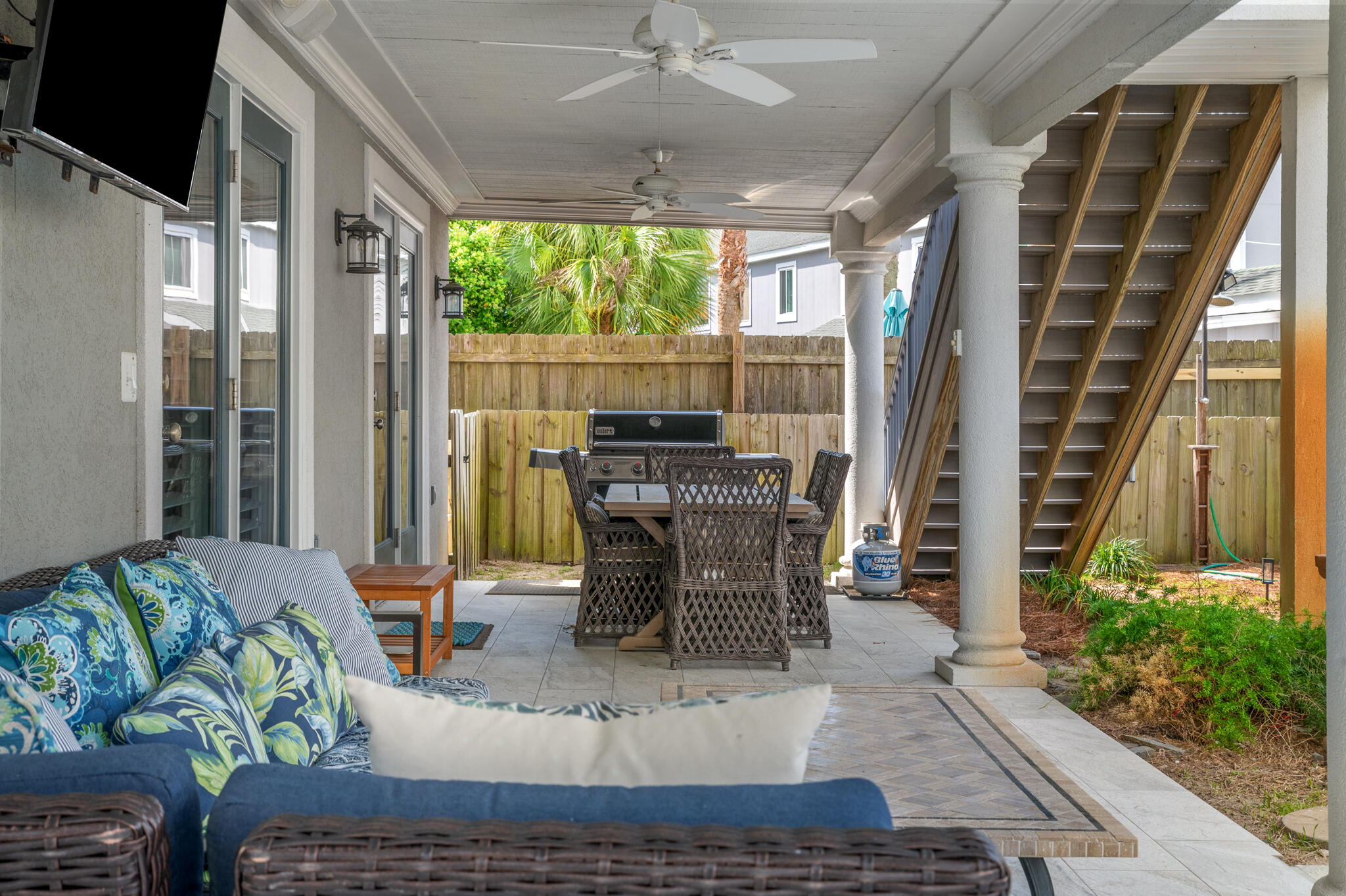 100 Sandprint Circle Destin, FL 32541 - Photo 57 of 62 a living room with furniture and a floor to ceiling window