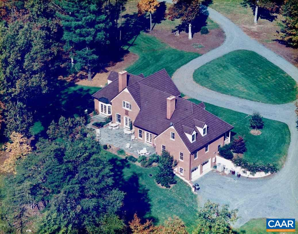 3897 Free Union Road Charlottesville, VA 22901 - Photo 45 of 47 an aerial view of a house with a garden