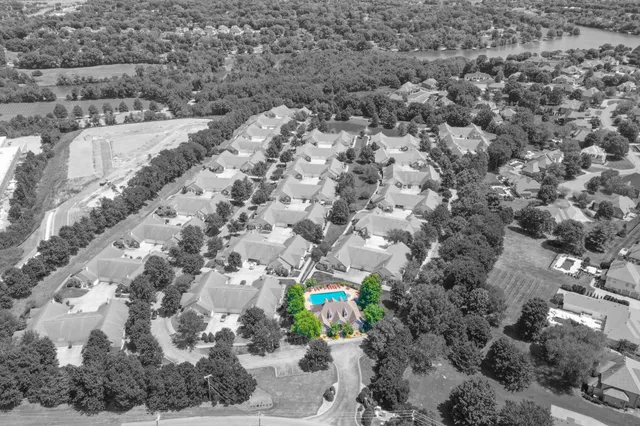 a view of outdoor space and covered with green space