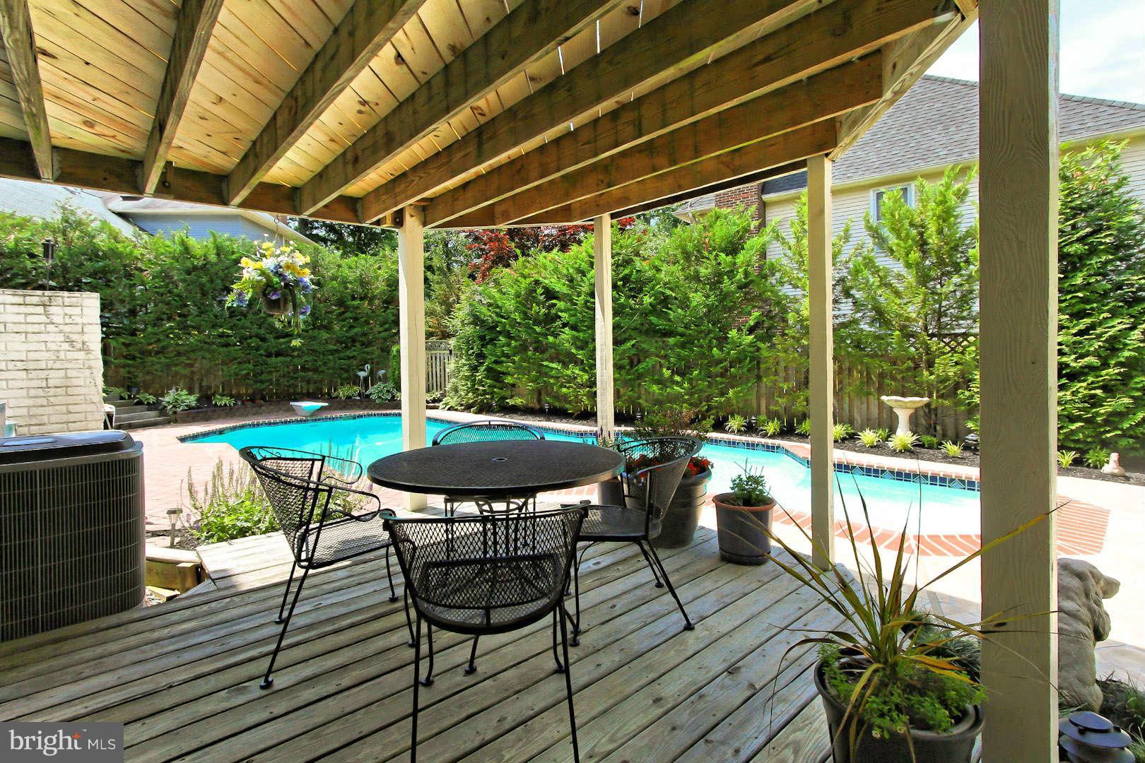 7620 Gralnick Place Springfield, VA 22153 - Photo 27 of 30 COVERED DECK OFF REC ROOM