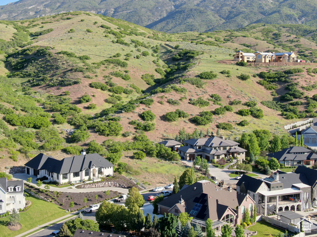 1319 Eastview Lane, Unit 214 Alpine, UT 84004 - Photo 8 of 8 Aerial view of residential area with mountains