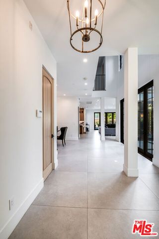 a view interior of a house and chandelier