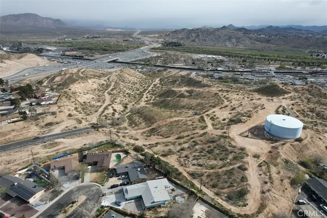 a view of city and mountain