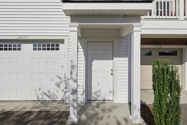 a view of front door