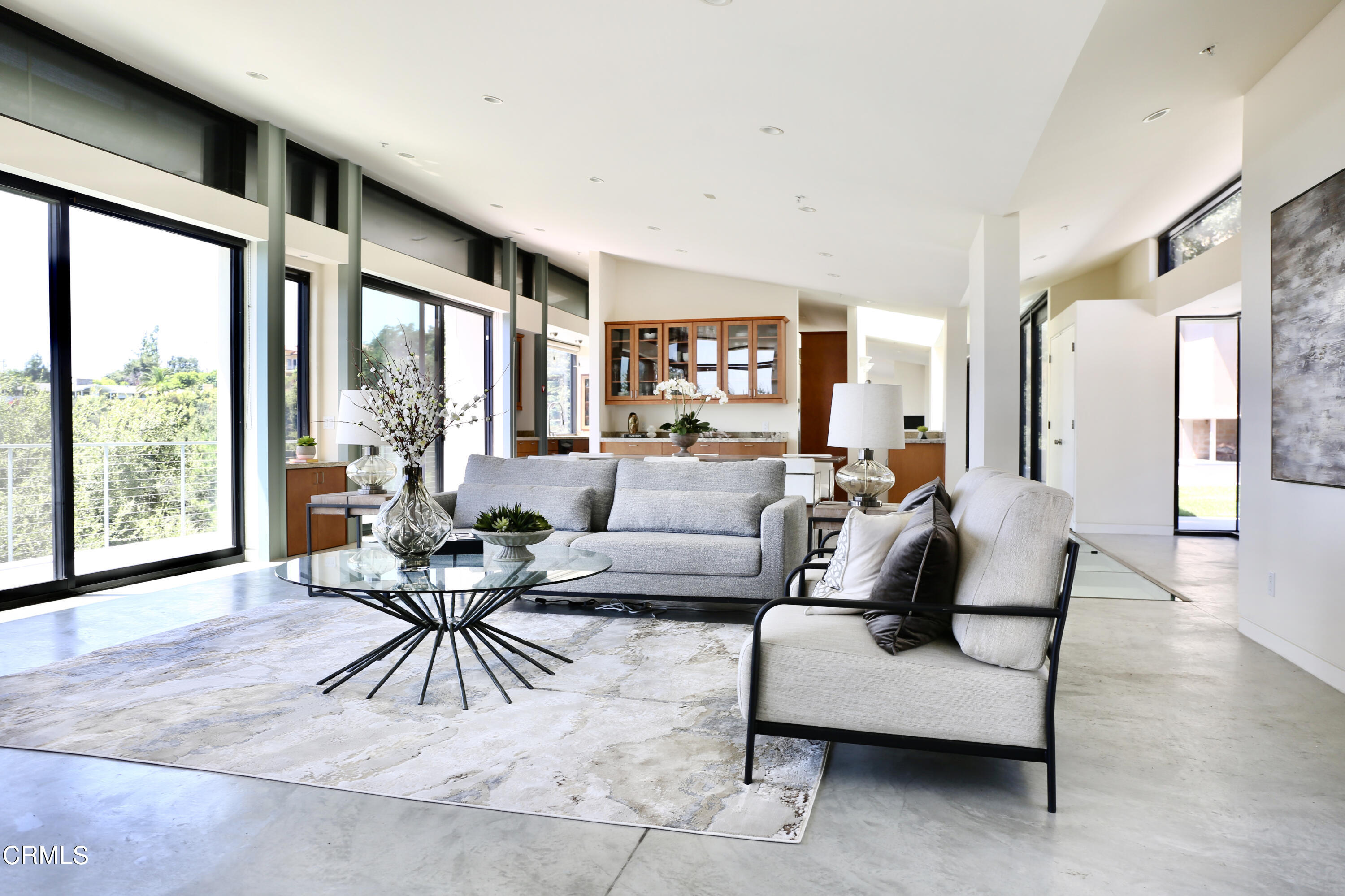 3555 Shaw Ranch Road Pasadena, CA 91107 - Photo 9 of 45 a living room with furniture and a large window