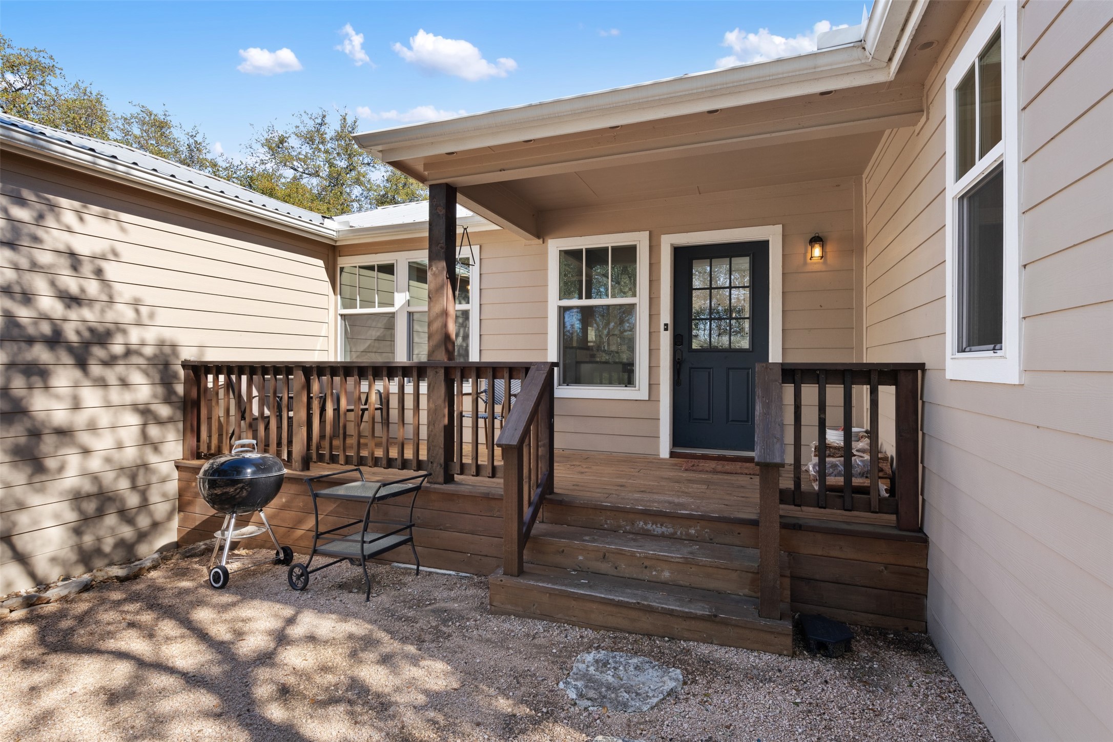1610 Pace Bend Road North Spicewood, TX 78669 - Photo 25 of 32 a view of a two chairs in the balcony