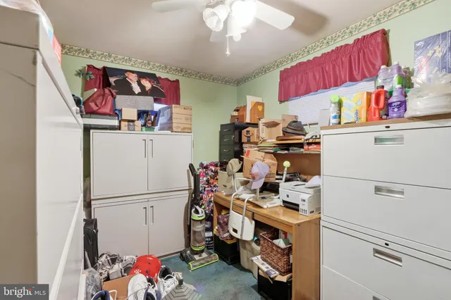 a room with storage and utility