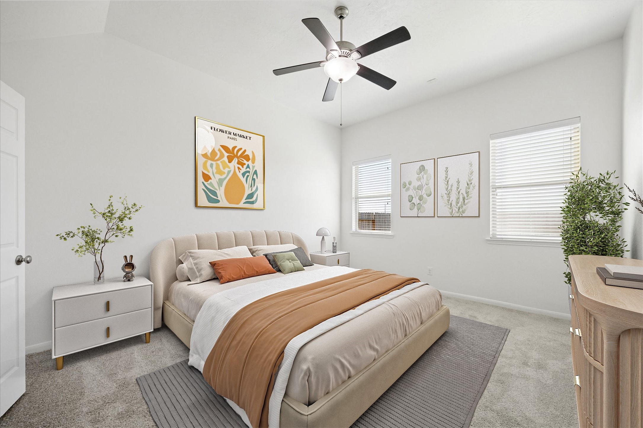 8115 Aleppo Pine Lane Cypress, TX 77433 - Photo 17 of 32 a bedroom with bed and a window