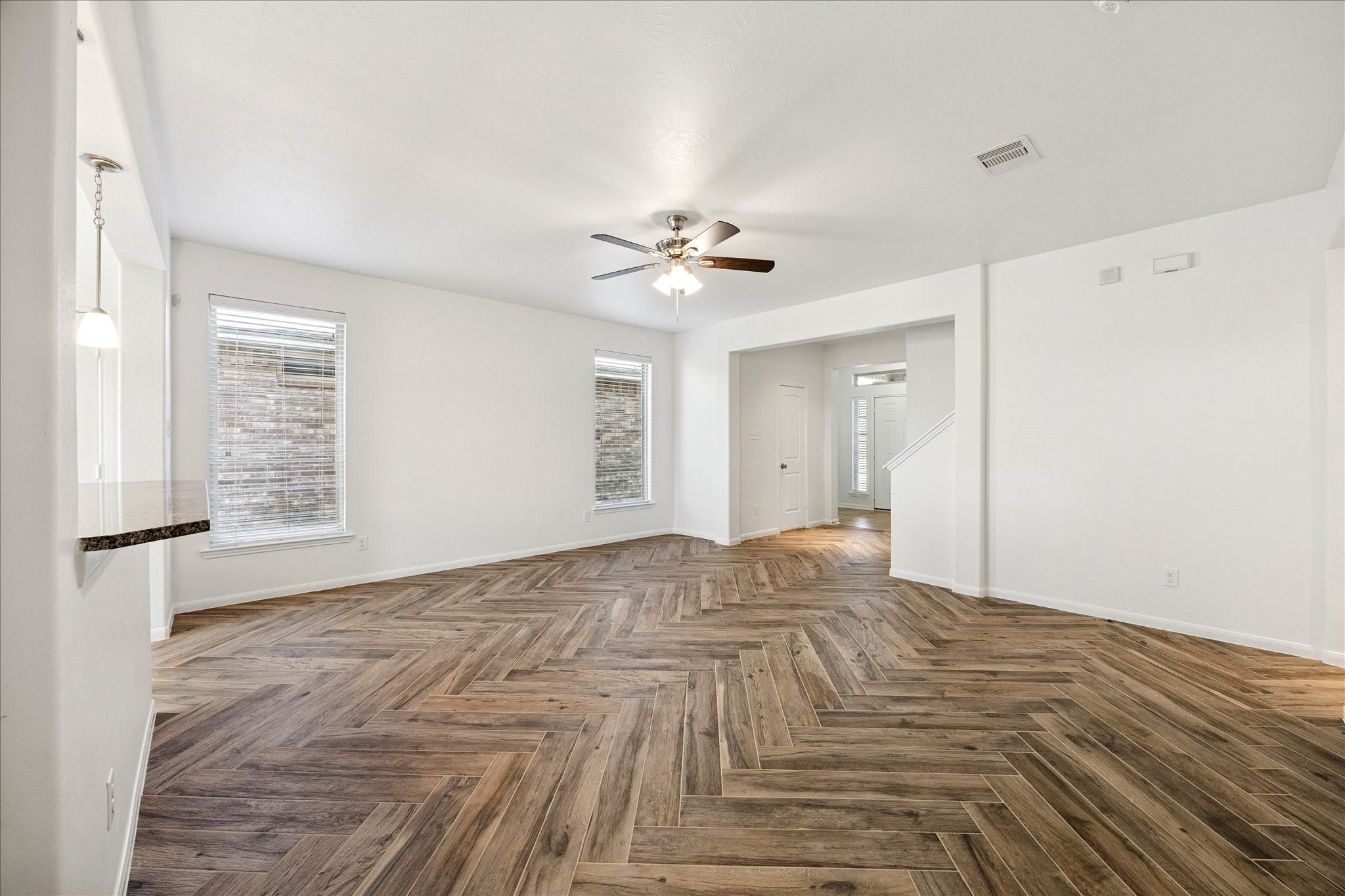 8115 Aleppo Pine Lane Cypress, TX 77433 - Photo 7 of 32 a view of a bedroom with a ceiling fan