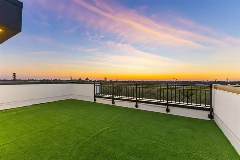 a view of city from a terrace